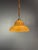 Mid-Century Italian Pencil Reed Rattan Bamboo and Brass Pendant Lamp, 1970s For Sale - Image 12 of 17
