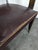 Bridge Chairs in Oak and Burgundy Imitation Leather, 1940s, Set of 2 For Sale - Image 6 of 8