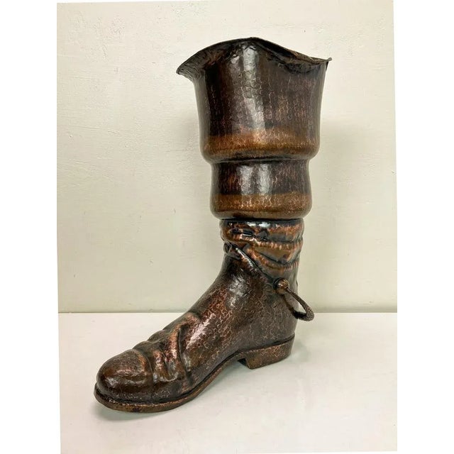 Hammered Brass Booth Umbrella Stand by Egidio Casagrande, Italy, 1950s For Sale - Image 12 of 12