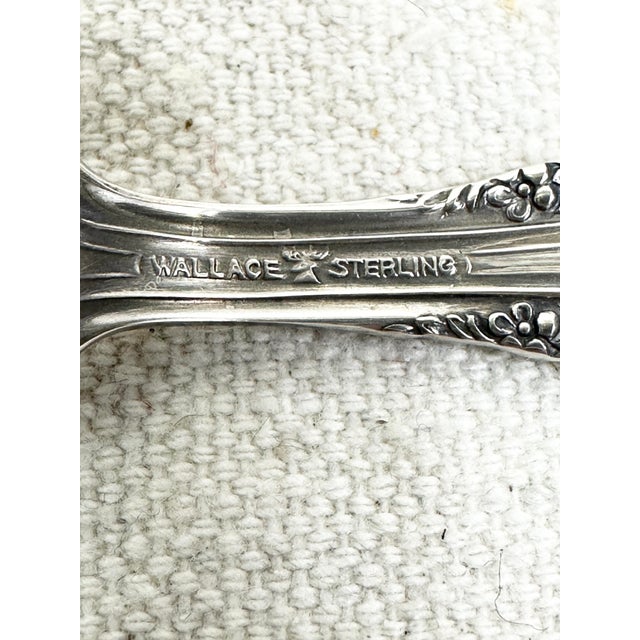 Beautiful vintage Wallace sterling silver baby fork and spoon set. Set is of three forks and two spoons. Makes a lovely...