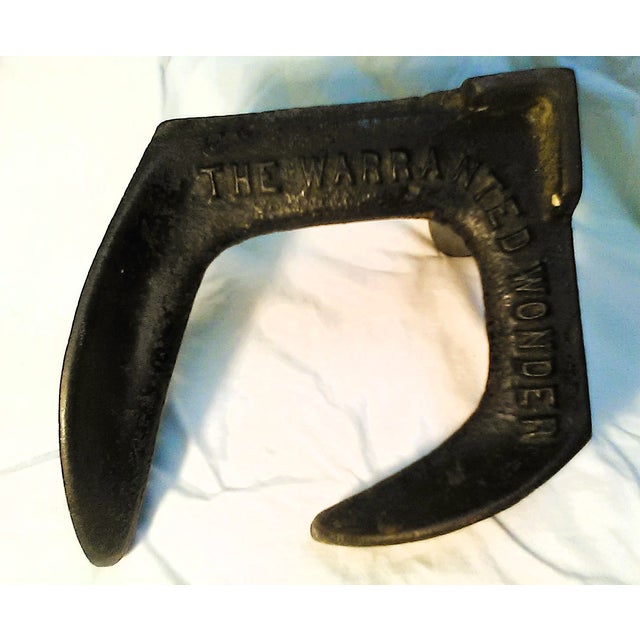 Early 19th Century Antique Cast Iron Cobblers/Shoe Making Anvil - The Warranted Wonder For Sale - Image 5 of 5