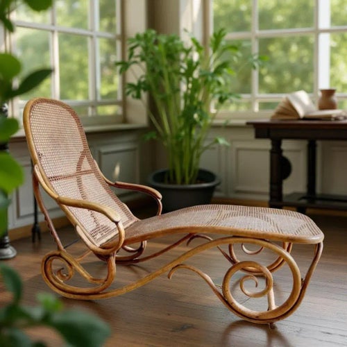 Chaise Lounge Chaise Thonet Original Set Of 19th Century Folding - Main Image