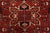 Red Karajeh Runner 3’7” X 10’3” Red Wool Vintage Tribal Hand-Knotted Oriental Rug For Sale - Image 8 of 14