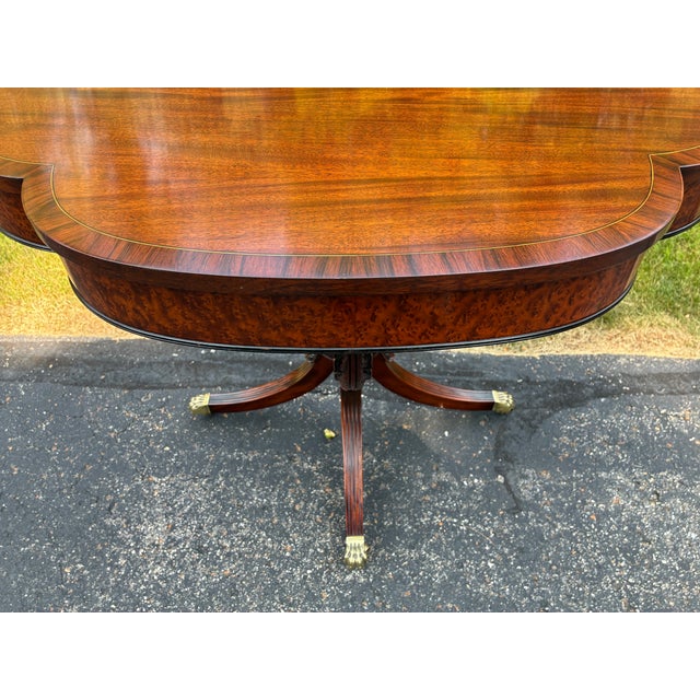 1940s Mahogany Console Table by Joseph Gerte of Boston For Sale - Image 9 of 18