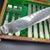 Metal Late 20th Century Mother of Pearl Handled Dessert Serviced for 6 w/ oak box English Manor - 12 pcs For Sale - Image 7 of 11