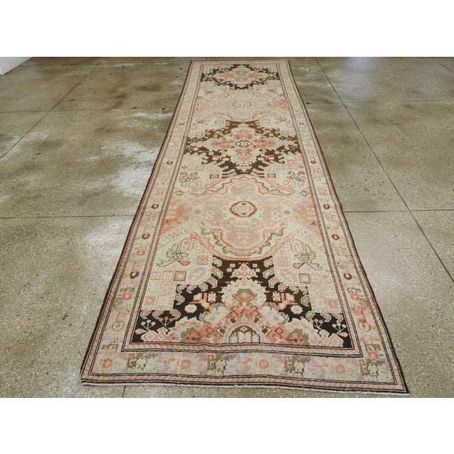 1920s Galerie Shabab Collection Early 20th Century Russian Karabagh Runner For Sale - Image 5 of 10