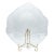 1970s Arcoroc France "Aspen" Clear Glass Leaf Platter - Large 14" For Sale