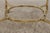 Labarge Brass & Glass Cocktail Coffee Table For Sale - Image 10 of 13