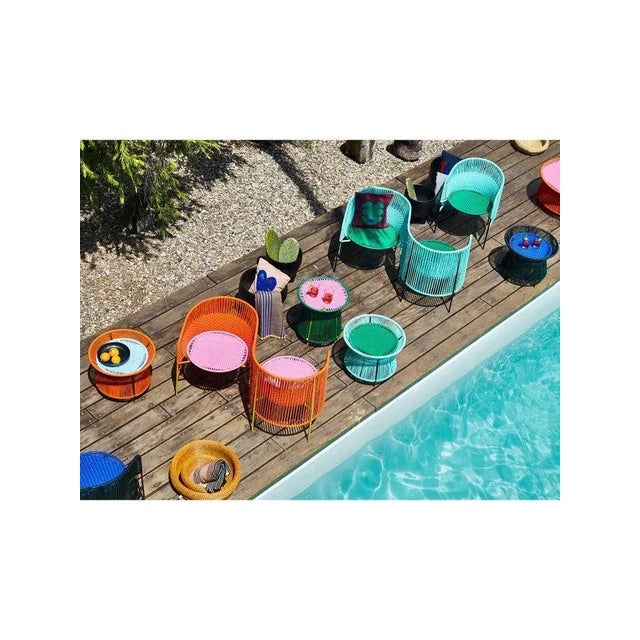 Not Yet Made - Made To Order Orange Caribe High Table by Sebastian Herkner For Sale - Image 5 of 10