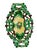 2000 - 2009 Vintage Majolica Oak Leaf and Acorn Reticulated Footed Centerpiece Bowl For Sale - Image 5 of 12