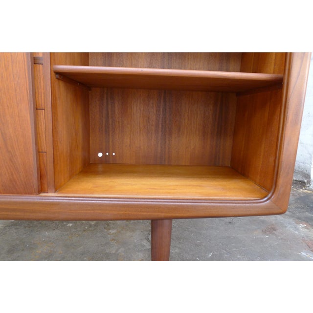Vintage Danish Teak and Walnut Highboard by H.W. Klein for Bramin For Sale - Image 15 of 18