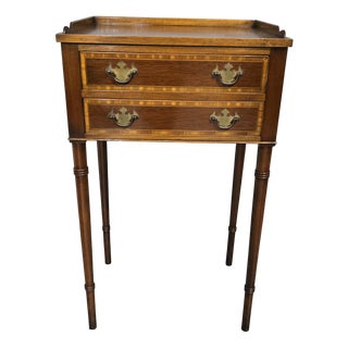 2-Drawer Side Table, 1900s For Sale