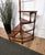 Mid-Century Modern Mid-Century Italian Carved Walnut Wood and Leather Spiral Four-Step Library Ladder, 1950s For Sale - Image 3 of 8