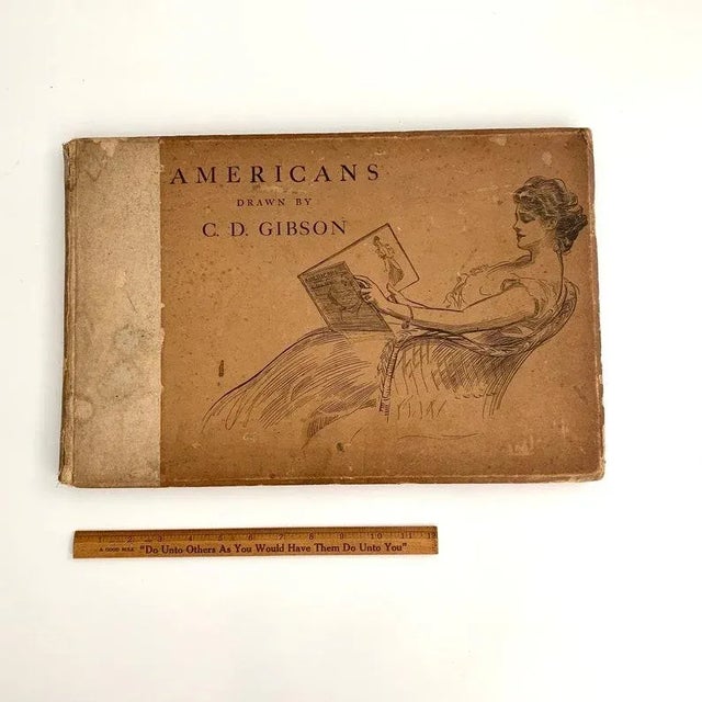 1900 First Edition Americans Drawn By C.D. Gibson For Sale - Image 10 of 10