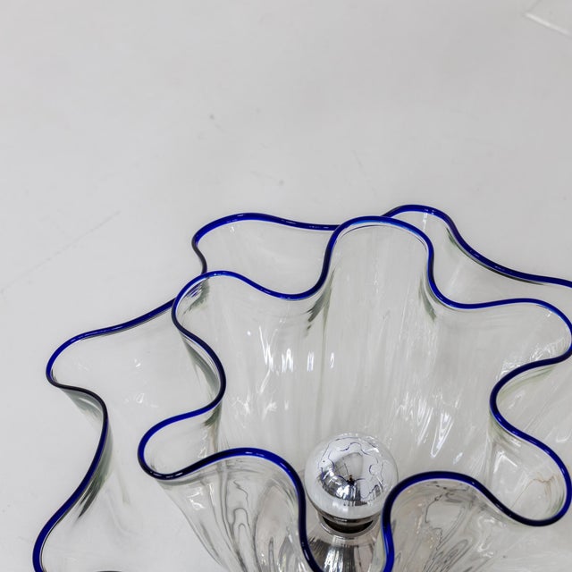 1970s "Fazzoletto" Italian Art Glass Table Lamp For Sale - Image 12 of 12