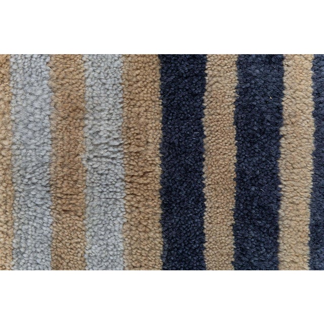 Early 21st Century Contemporary Art Deco-Inspired Geometric Warm Tan Carpet by Doris Leslie Blau For Sale - Image 5 of 10