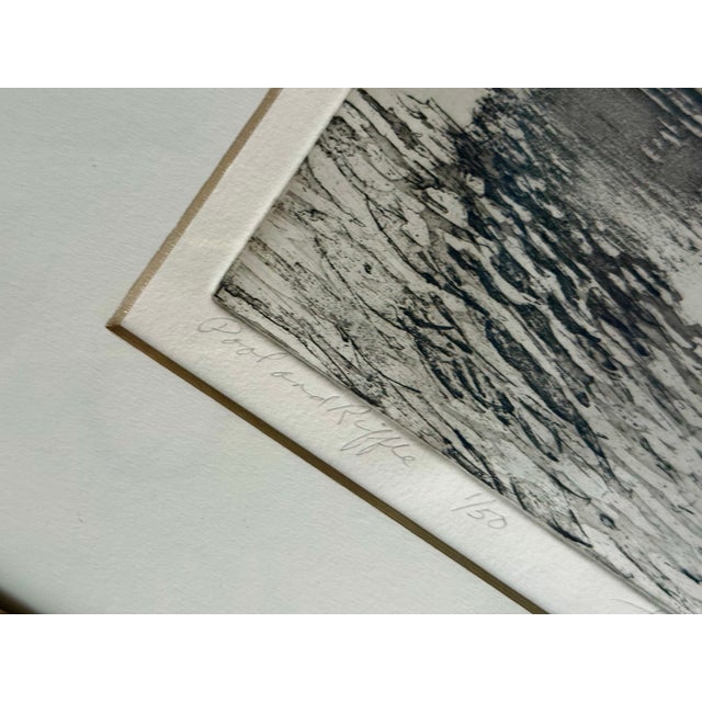 Late 20th Century Thomas Aquinas Daly American Sportsman Fisherman Etchings, a Pair For Sale - Image 5 of 9