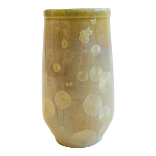 Crystalline Pottery Vase For Sale