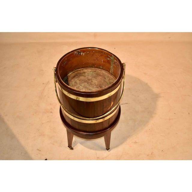 19th Century Strapped Mahogany Planter/Wine Cooler For Sale - Image 4 of 8