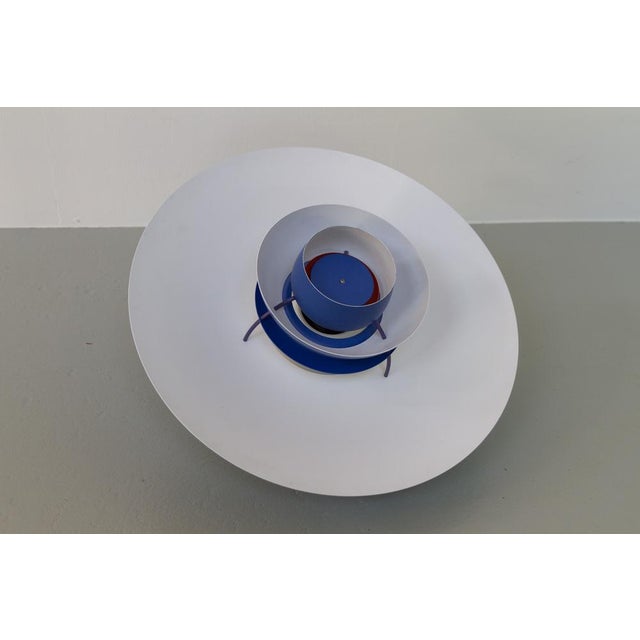 Vintage Danish Blue Ceiling Pendant PH5 by Poul Henningsen for Louis Poulsen, 1960s For Sale - Image 14 of 18