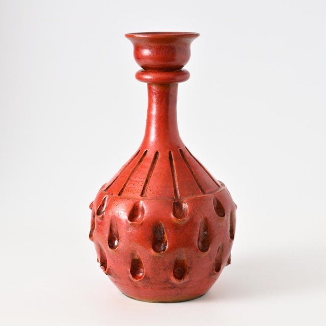 Mid-Century Modern Italian Strawberry Decor Vase from Fratelli Fanciullacci, 1950s For Sale - Image 3 of 13