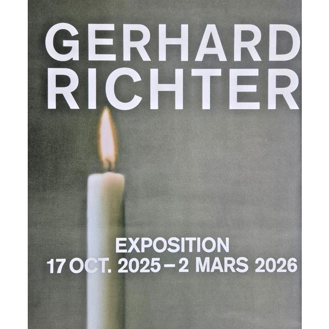 Contemporary Gerhard Richter Fondation Louis Vuitton II Exhibition Poster For Sale - Image 3 of 3