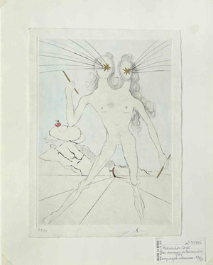Salvador Dalí­, Bicephale 29/50, 1968, Etching
