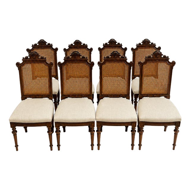 Henry II Chairs, 19th Century, Set of 10 For Sale