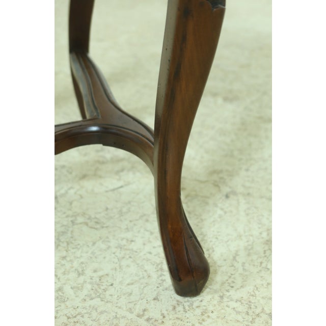 Brown Set of 8 Italian Walnut Cane Seat Dining Room Chairs For Sale - Image 8 of 13