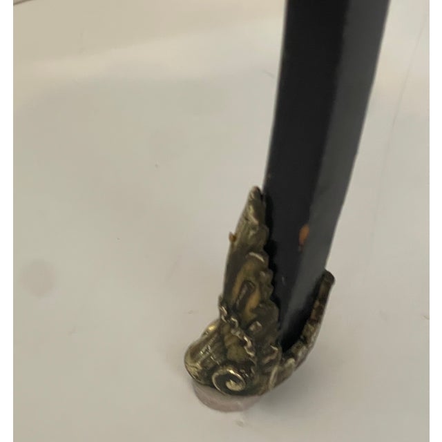 French Napoleon III Ebonized Mechanical Writing Table & Vanity, 19th Century For Sale - Image 17 of 18