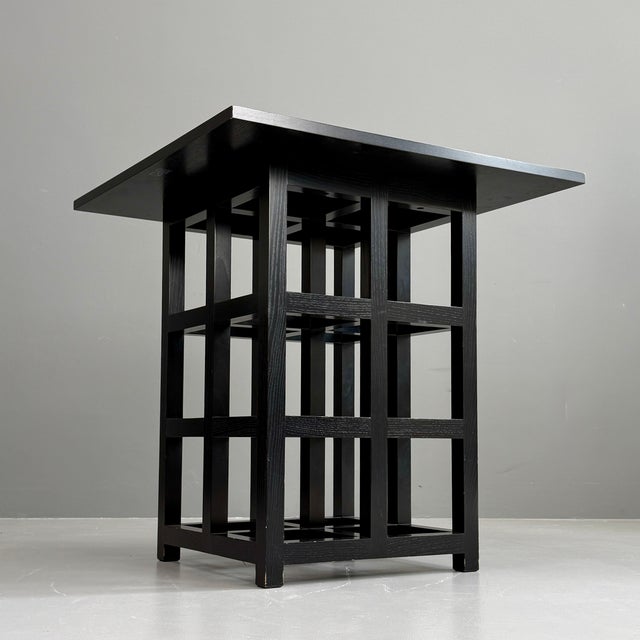 Mid-Century Modern Table and Chairs Set by Charles Rennie Mackintosh for Cassina, Set of 5 For Sale - Image 3 of 18