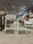 Summers Classic White Patio Set With Tall Table & 2 Patio Chairs For Sale In Las Vegas - Image 6 of 8