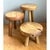 Vintage Wood Tripod Stools - Set of Three For Sale - Image 10 of 12