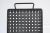 Metal 1950s Mathieu Mategot Style Perforated Black Metal Serving Tray For Sale - Image 7 of 11