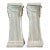 Vintage Swag Plaster Pedestals - A Pair For Sale