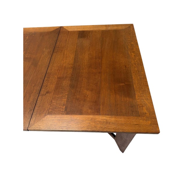 Art Deco Dutch Extending Dining Table by Hendrik Wouda, 1924 For Sale - Image 10 of 12