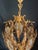 Vintage 1960s French Solid Brass Glass Venus Chandelier For Sale - Image 12 of 13