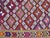 Mid 20th Century Vintage Amethyst Turkish Embroidery Kilim Rug For Sale - Image 10 of 11