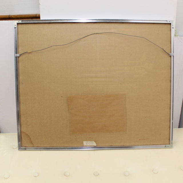 1980s Black Elk's Prayer Lithograph | by Jacqueline Rochester, Framed For Sale In Fayetteville, AR - Image 6 of 11