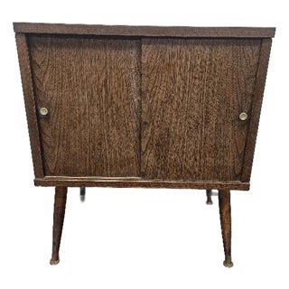 Mid-Century Modern Record Cabinet by Lu Van Inc. For Sale