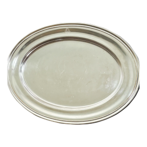R. Wallace Antique Silver Platter- Vanity-Bar Room Tray “Midday Club”