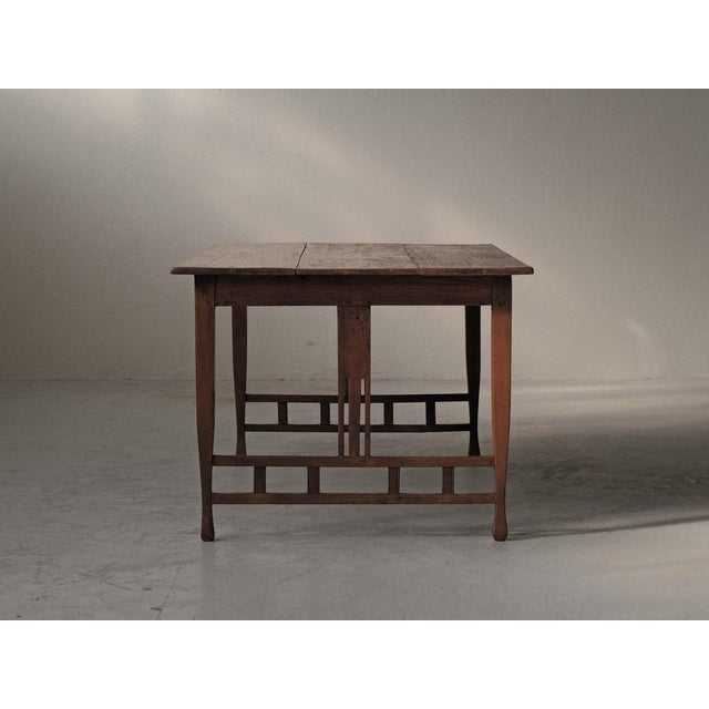 Early 20th Century Arts and Crafts Oak Table, 1900 For Sale - Image 5 of 17