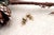 Earrings in 19.2k Two-Tone Gold, Set of 2, in Worn conditions. Designed 1980 to 1989