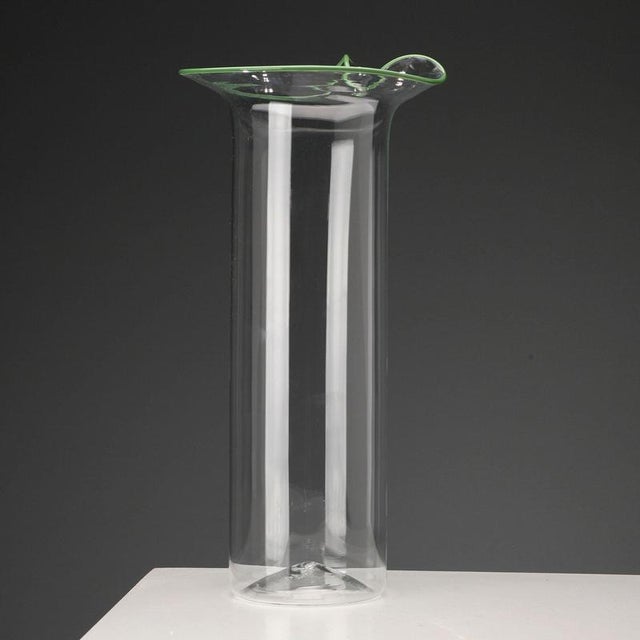 Silver Glass Vase from Venini, 1980s For Sale - Image 8 of 8