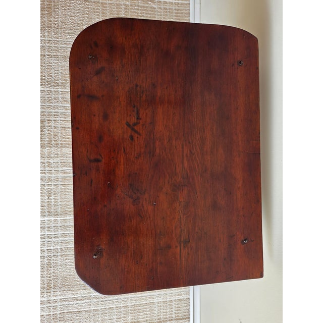 Early 20th Century American Country Primitive Single Drawer Side Table For Sale - Image 4 of 7