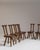 Set of Six 1960s Belgian Brown Brutalist Oak Mobichalet Dining Chairs For Sale - Image 10 of 15