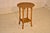 French Provincial 19th Century Round Bamboo Side Table For Sale - Image 3 of 8