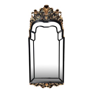 19th C Style Burton-Ching Regency Black & Gold Mirror - 1 of 2 For Sale