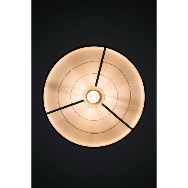Mid-Century Modern T-5 Ceiling Lamp in Brass by Alf Svensson & Yngvar Sandström, 1960s For Sale - Image 6 of 8