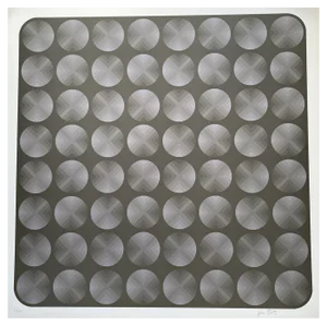 Jim Bird, Tribute to Vasarely, 1970s, Photolithograph
